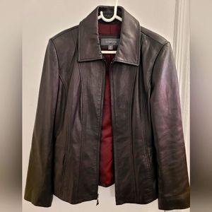 Liz Claiborne | Black | Leather Jacket | Size M